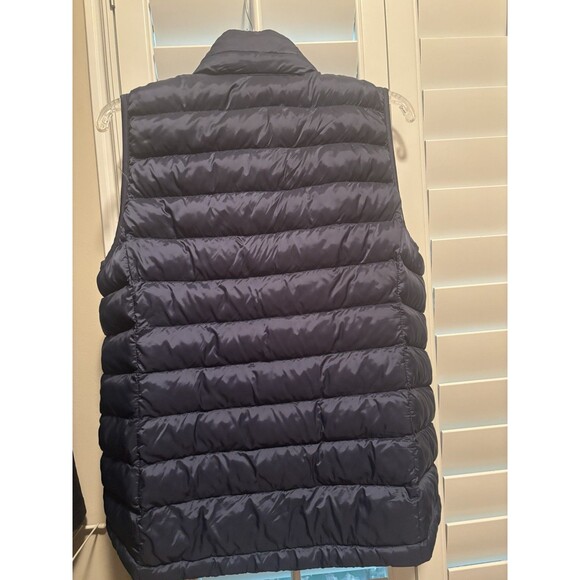 32 Degrees HEAT by Weatherproof Down Puffer Vest Women’s L Navy Zip Packable - Picture 4 of 5